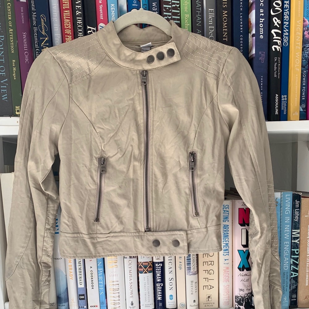 bar III tan jacket